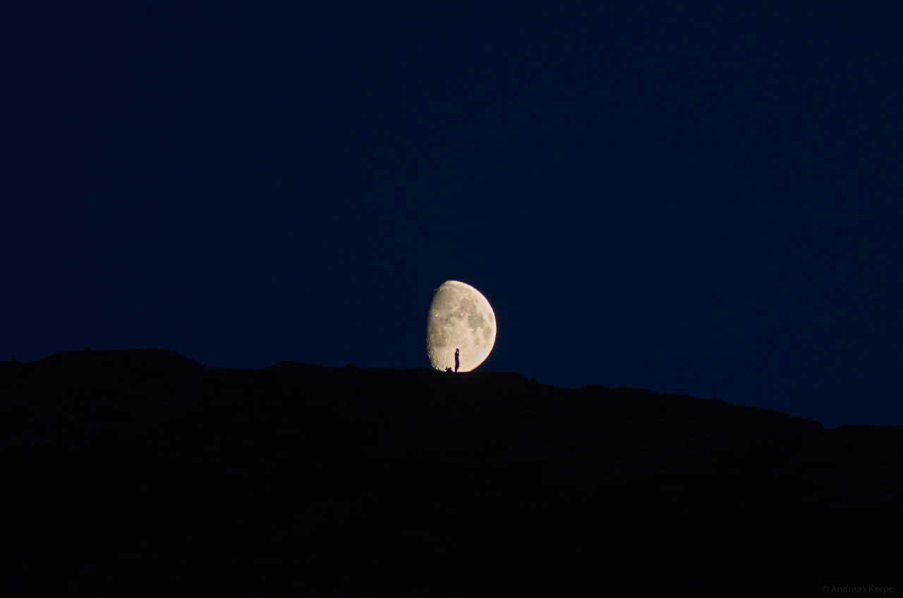 Hessdalen Mond, Norwegen, fotografiert von Andreas Kerpe, 2022